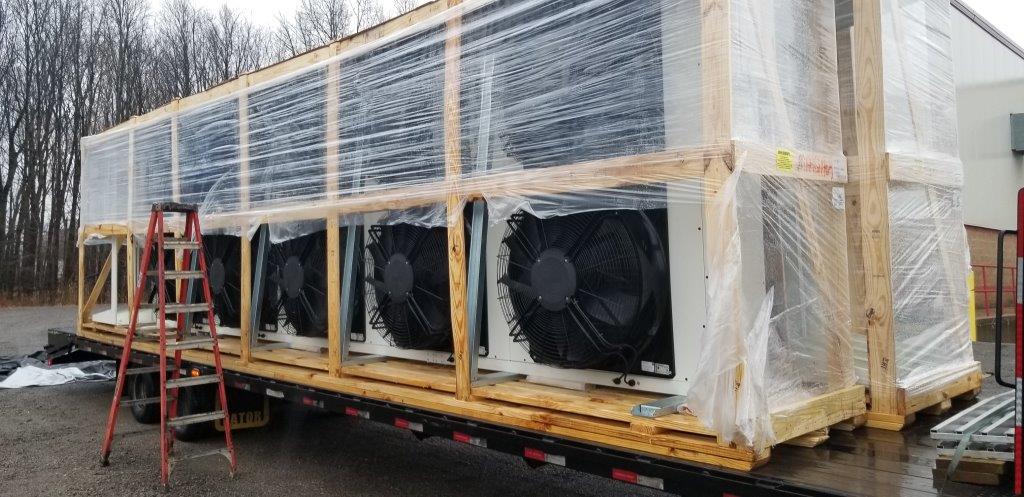 Double Core - Remote horizontal Radiator - up to 1350 KW Cooling capability