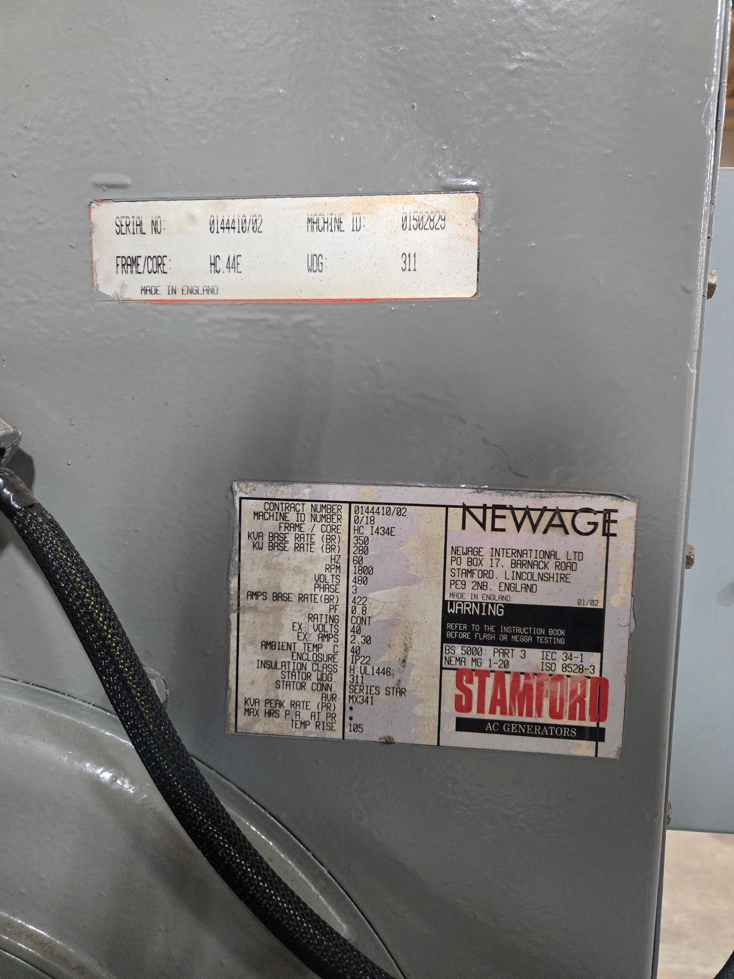 280 KW - WAUKESHA VGF18GL - GENSET (REBUILT)