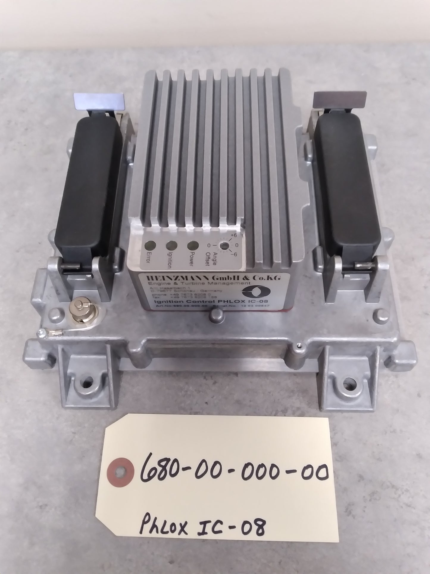HEINZMANN 680-00-000-00 PHLOX IC-8 IGNITION CONTROL UNIT