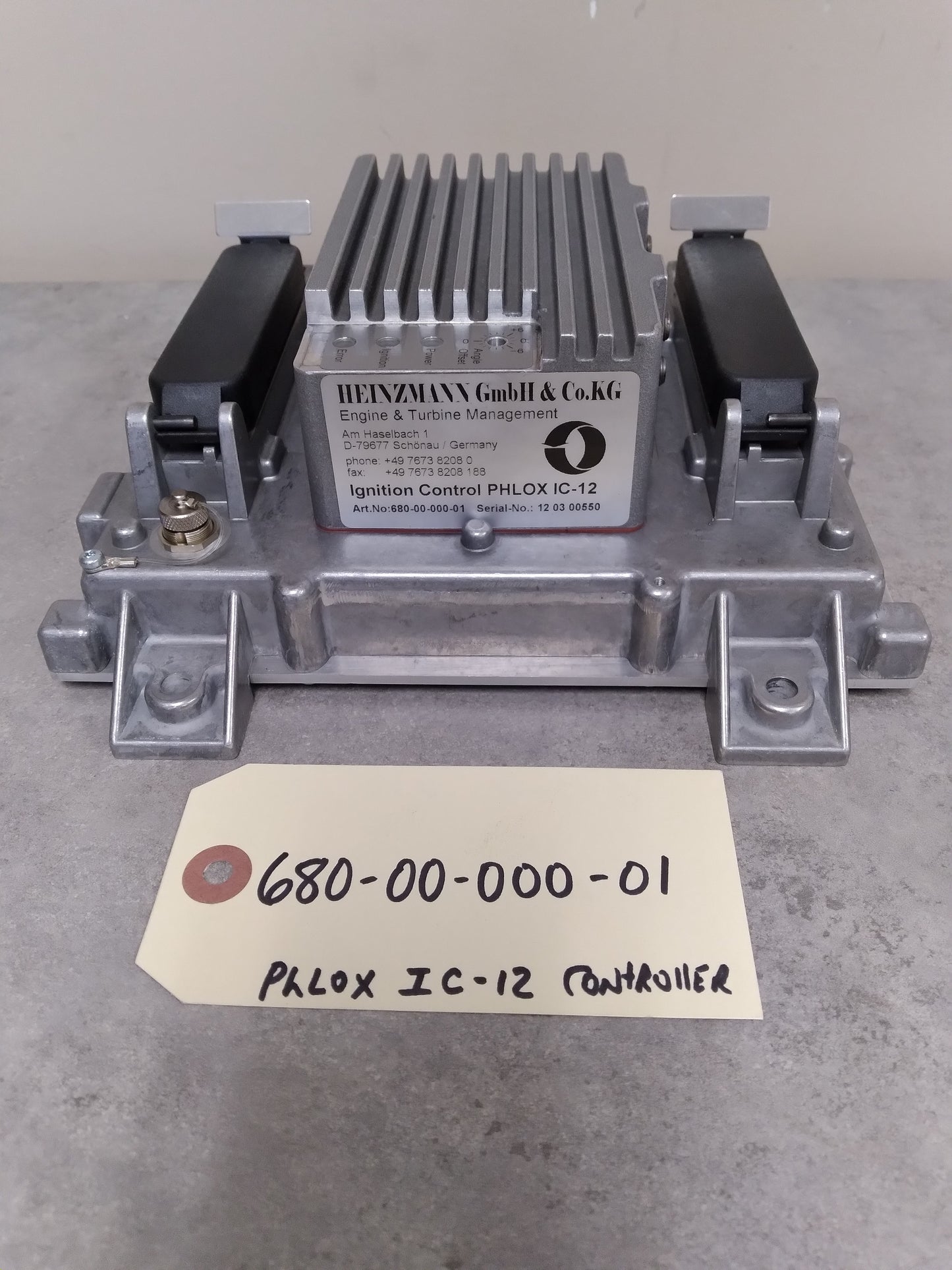 HEINZMANN 680-00-000-01 PHLOX IC-12 IGNITION CONTROL UNIT