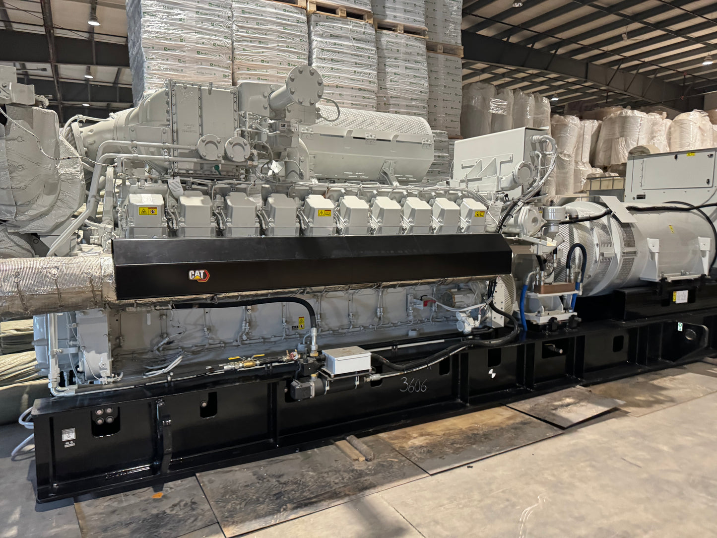 2.5 MW - Cat - G3520, 1800 RPM, 60 HZ, 600 VAC