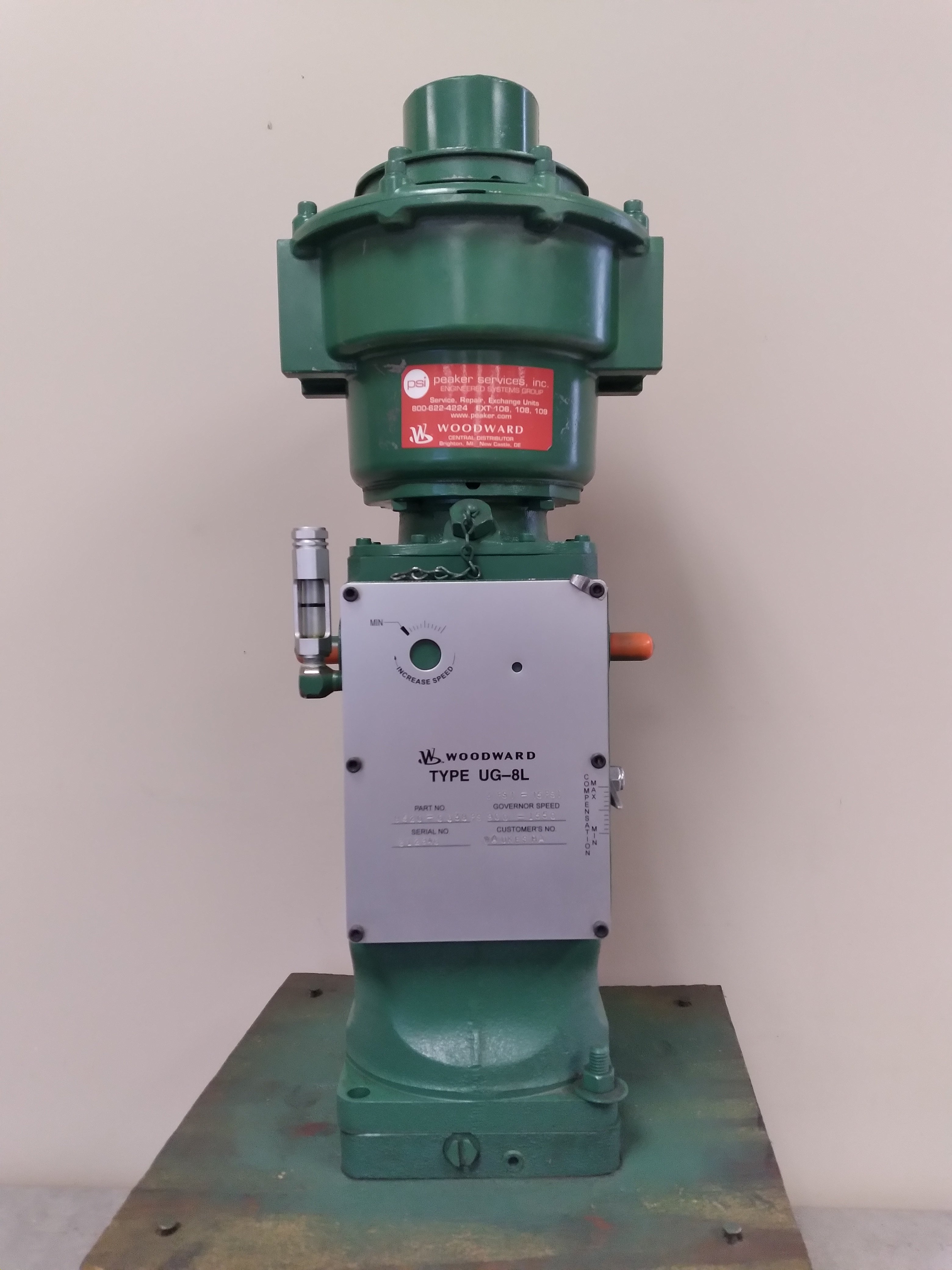 REBUILT WOODWARD UG-8L GOVERNOR