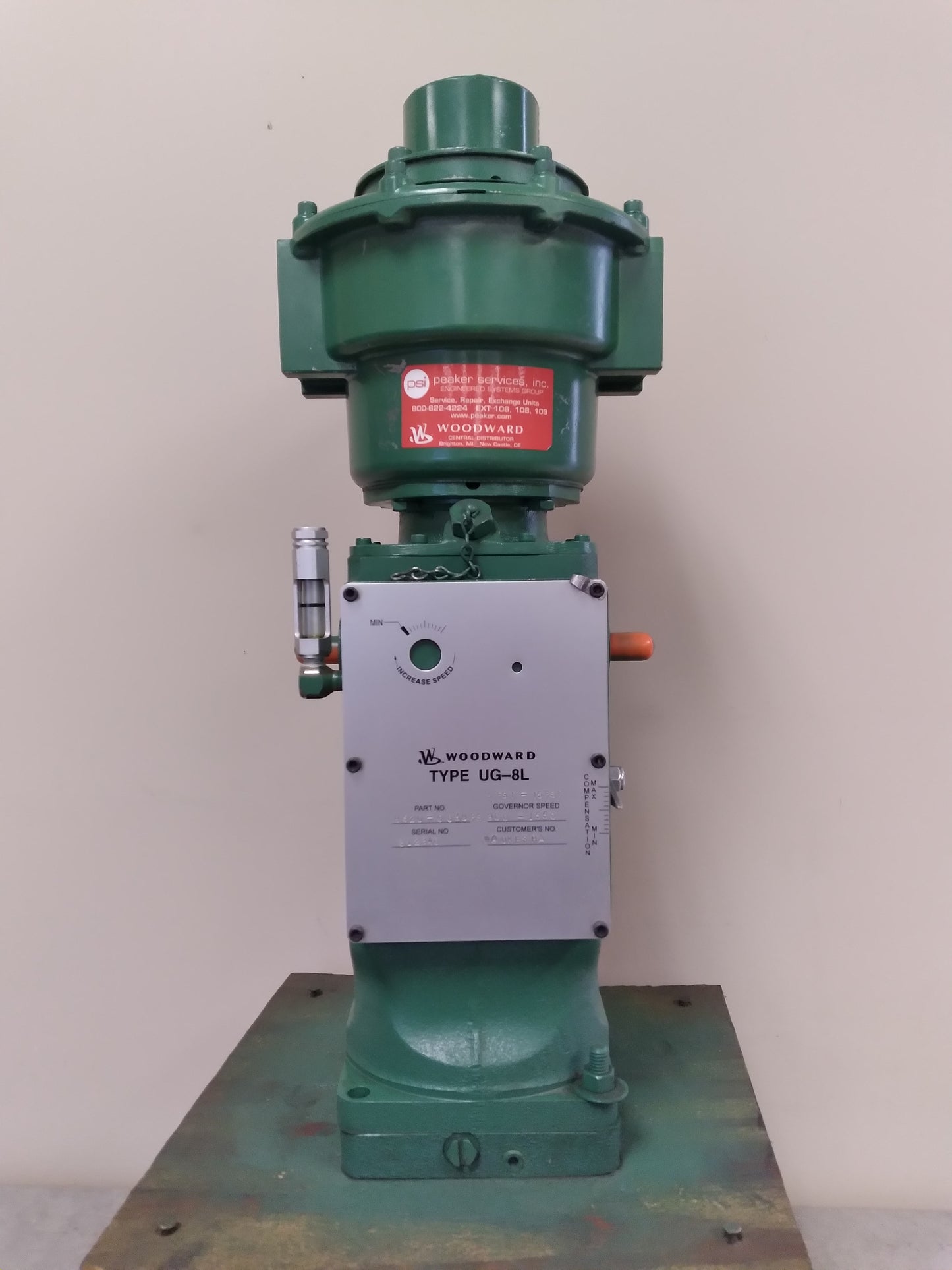 REBUILT WOODWARD UG-8L GOVERNOR