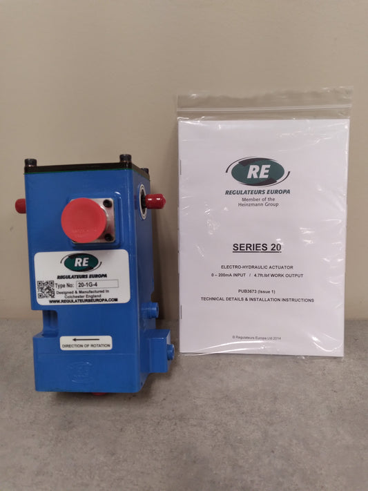 REGULATEURS EUROPA REGRE20 SERIES ACTUATOR- REPLACES WOODWARD EG3P
