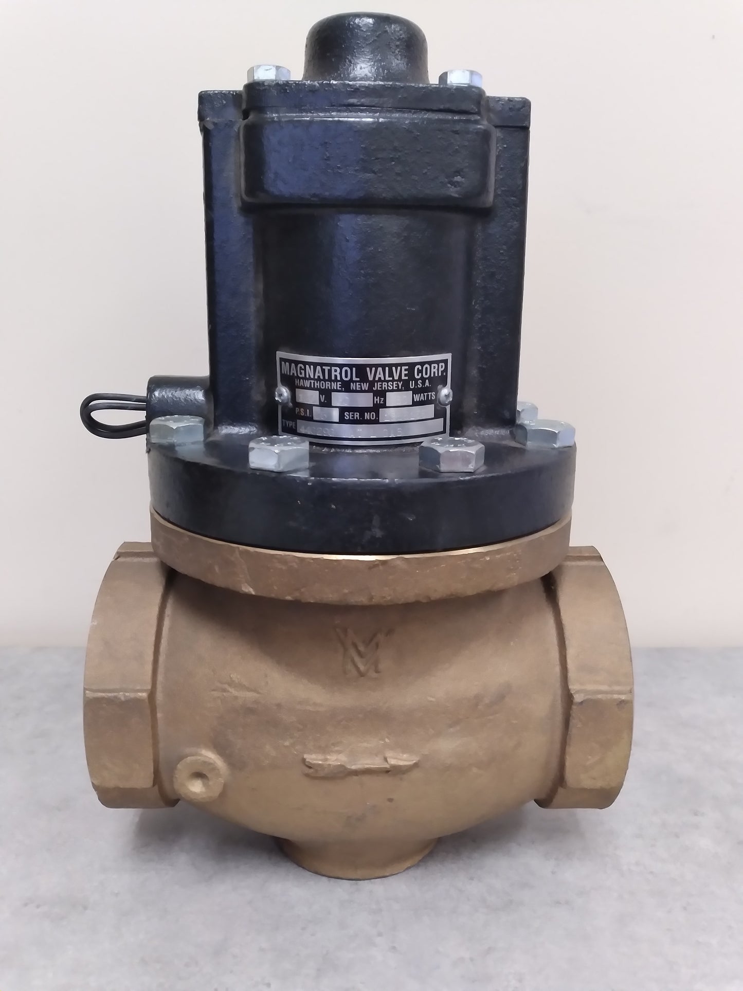 MAGNATROL 44G29G 3" BRONZED SOLENOID VALVE