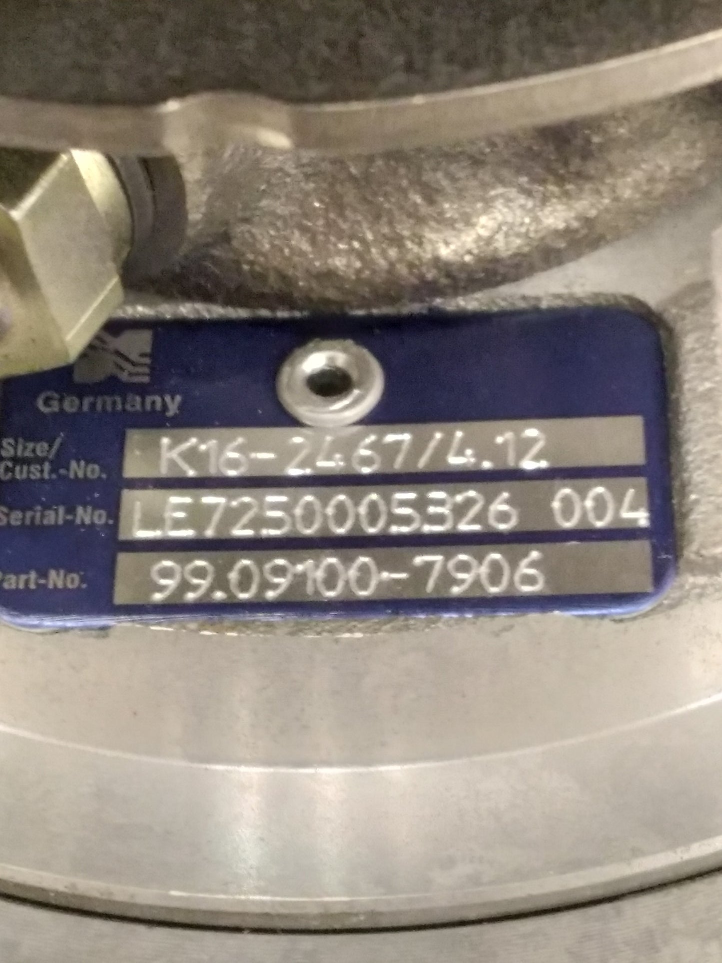 NEW OE MAN 99.09100.7906 TURBO ASSEMBLY