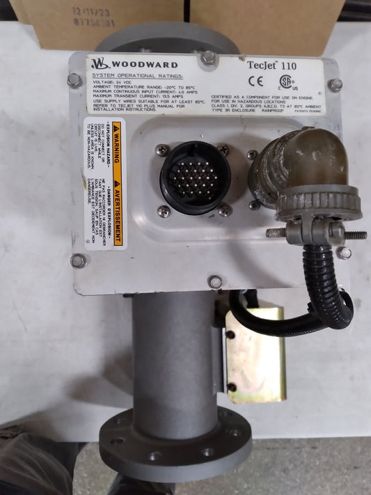REBUILT WOODWARD TECJET 8407-523 FUEL METERING VALVE