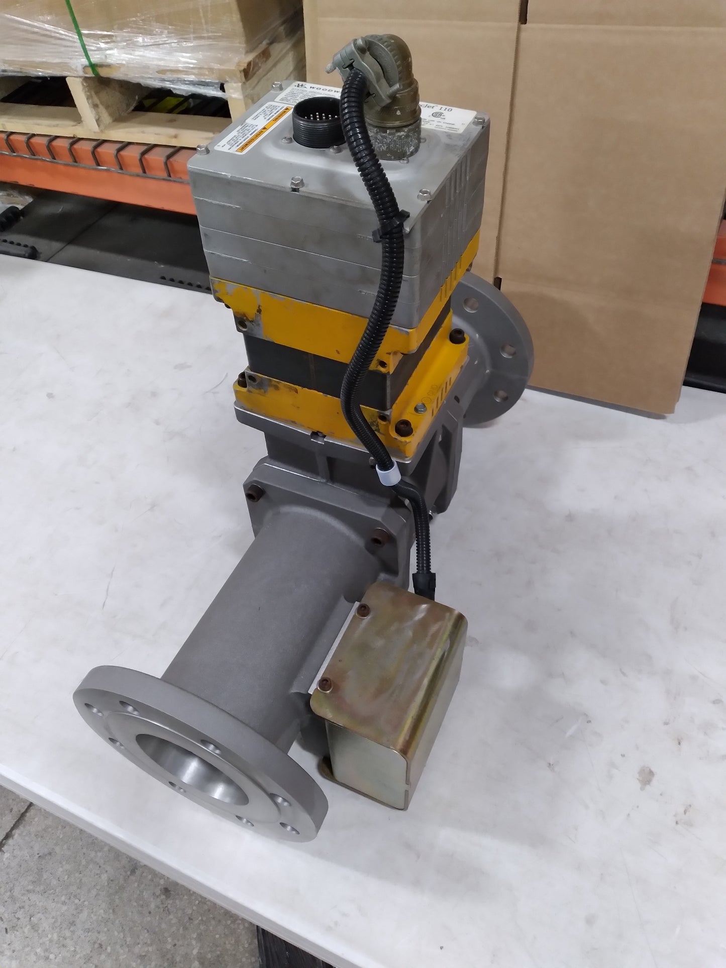 REBUILT WOODWARD TECJET 8407-523 FUEL METERING VALVE