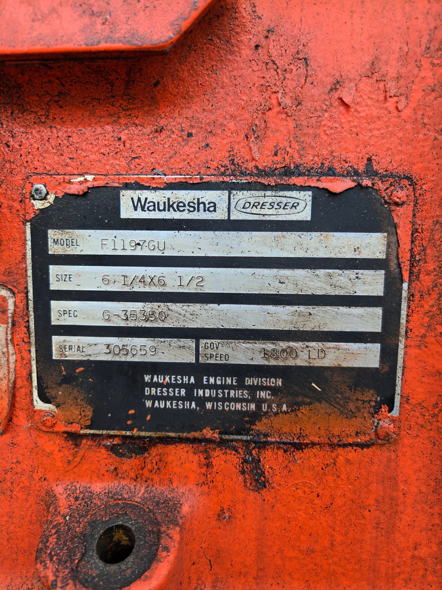 Waukesha F1197GU Engine