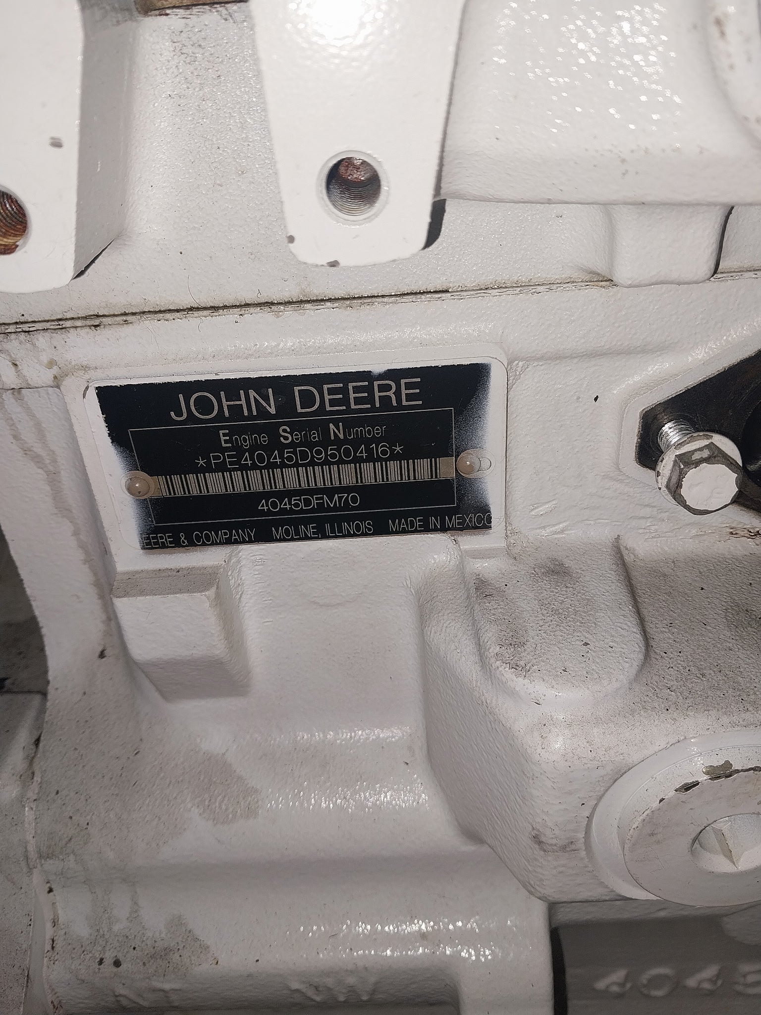 John Deere 4045 Marine Diesel Engines