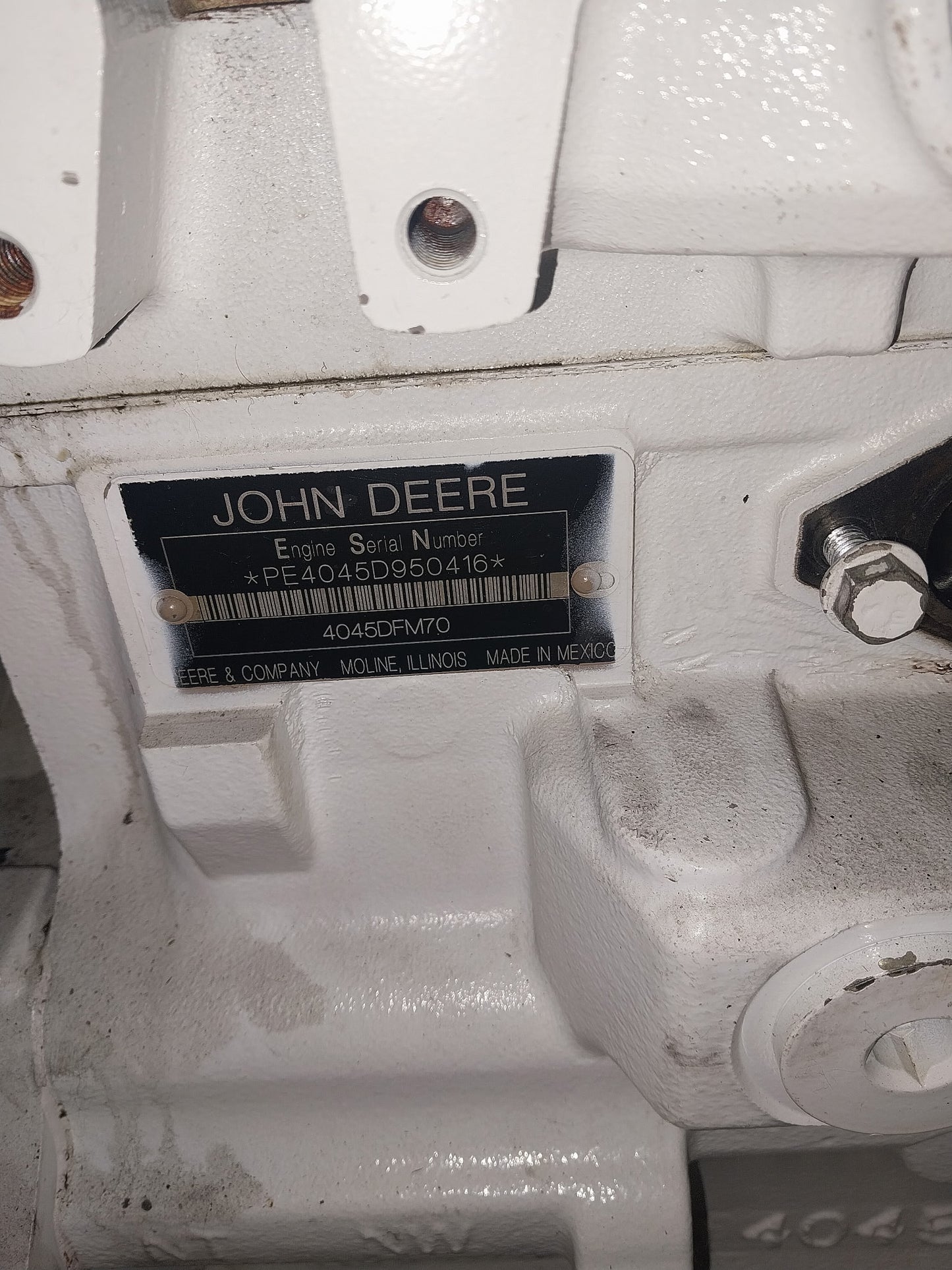 John Deere 4045 Marine Diesel Engines