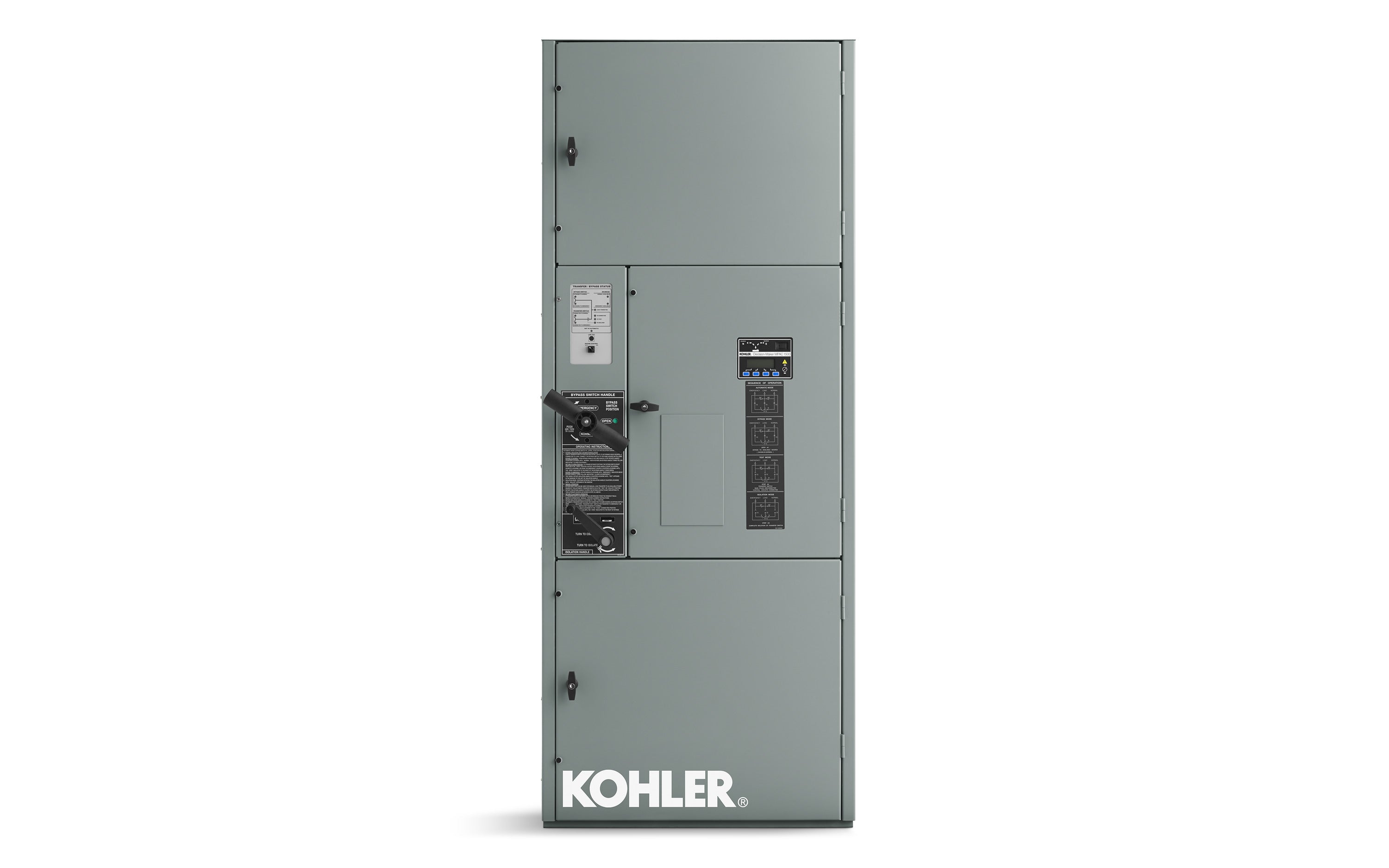 Kohler Transfer Switch KBS-DCVA-0150B 150amp, Closed Transition 208V, 4 wire, Nema 1 enclosure