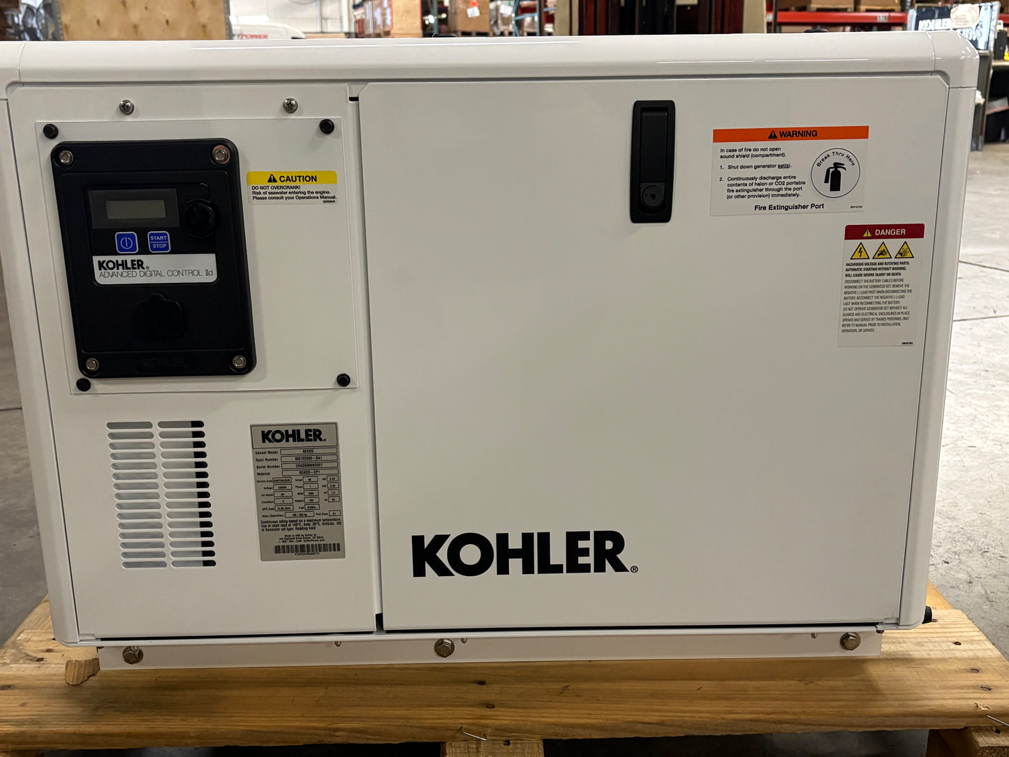 Kohler 6EKOD 6kw Marine Diesel Generator