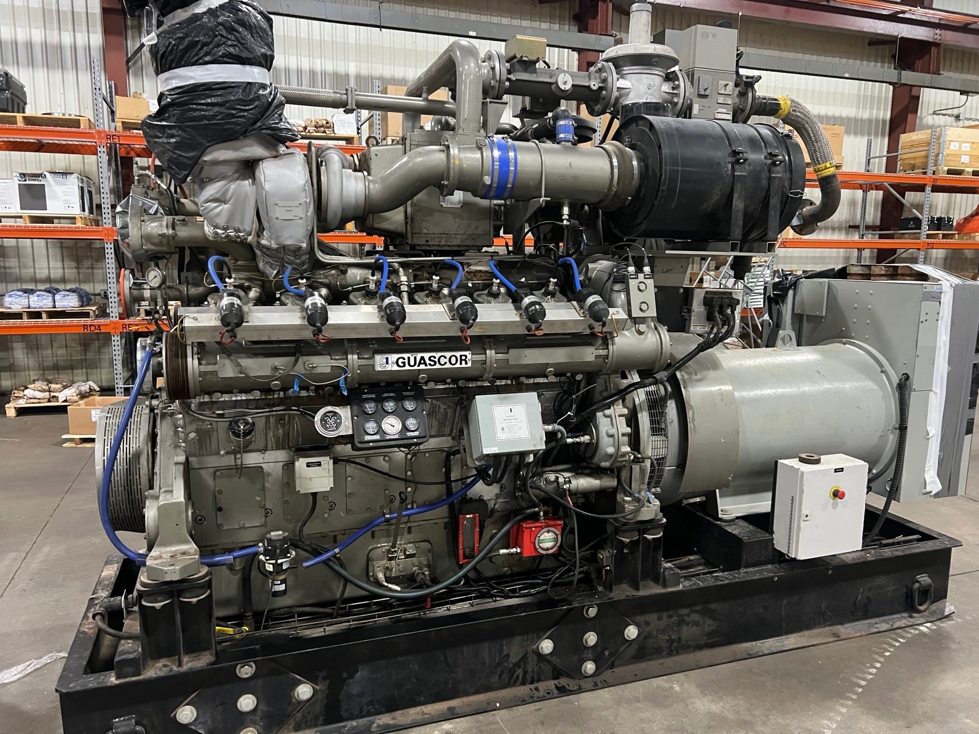650 kw - Guascor SFGLD360 Natural Gas Generator, 1800 rpm, 60 hz, 480 vac