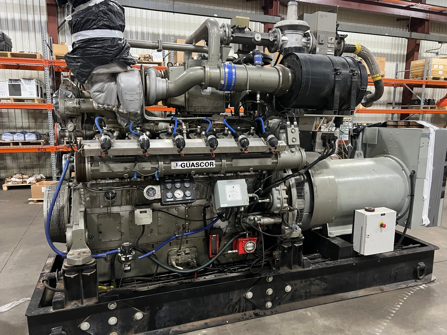 650 kw - Guascor SFGLD360 Natural Gas Generator, 1800 rpm, 60 hz, 480 vac