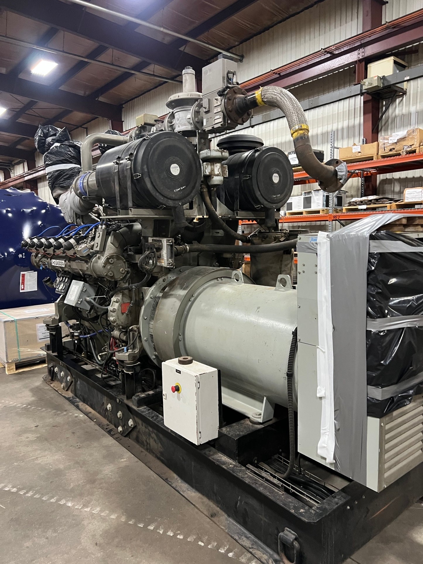650 kw - Guascor SFGLD360 Natural Gas Generator, 1800 rpm, 60 hz, 480 vac