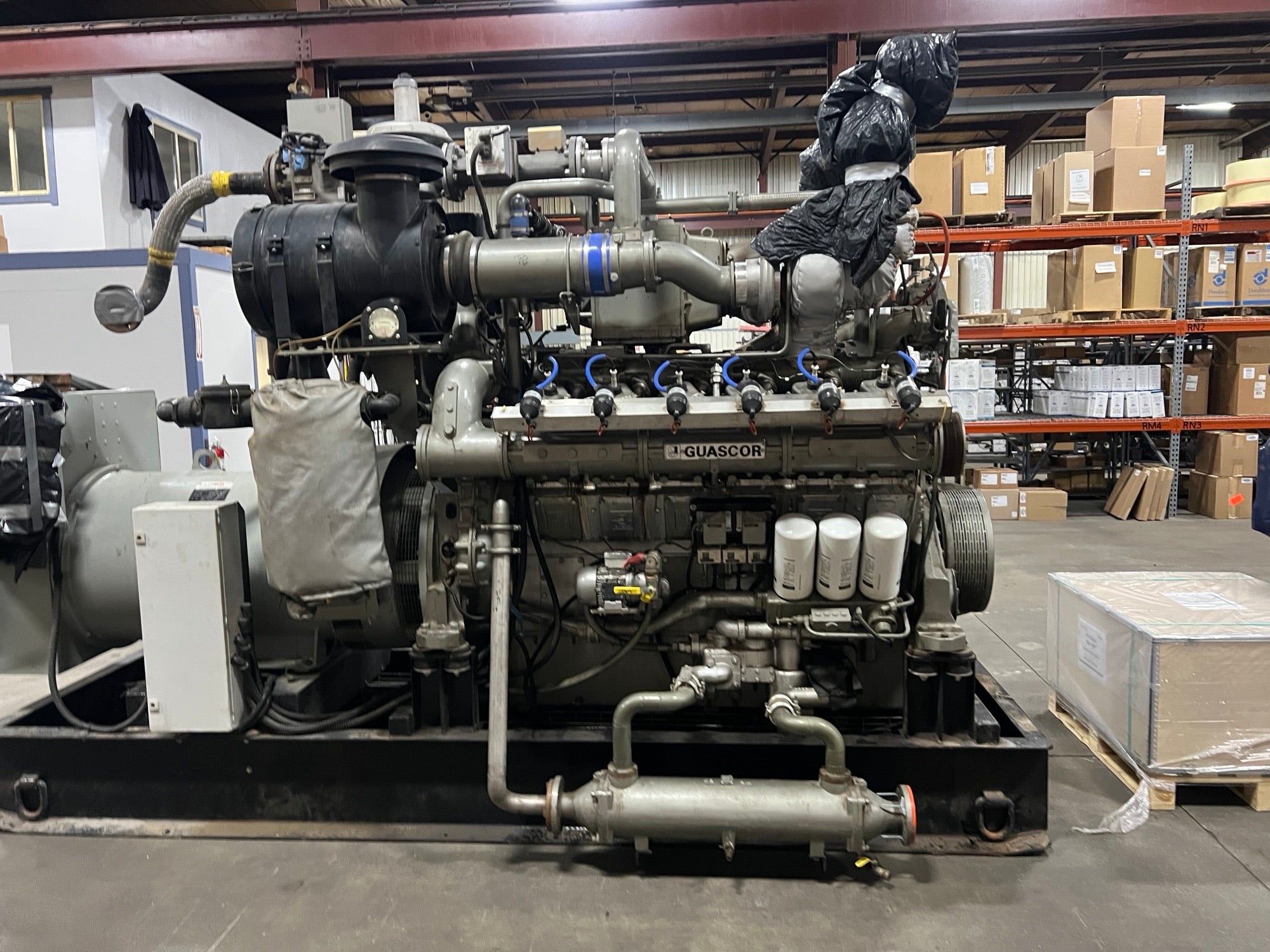650 kw - Guascor SFGLD360 Natural Gas Generator, 1800 rpm, 60 hz, 480 vac