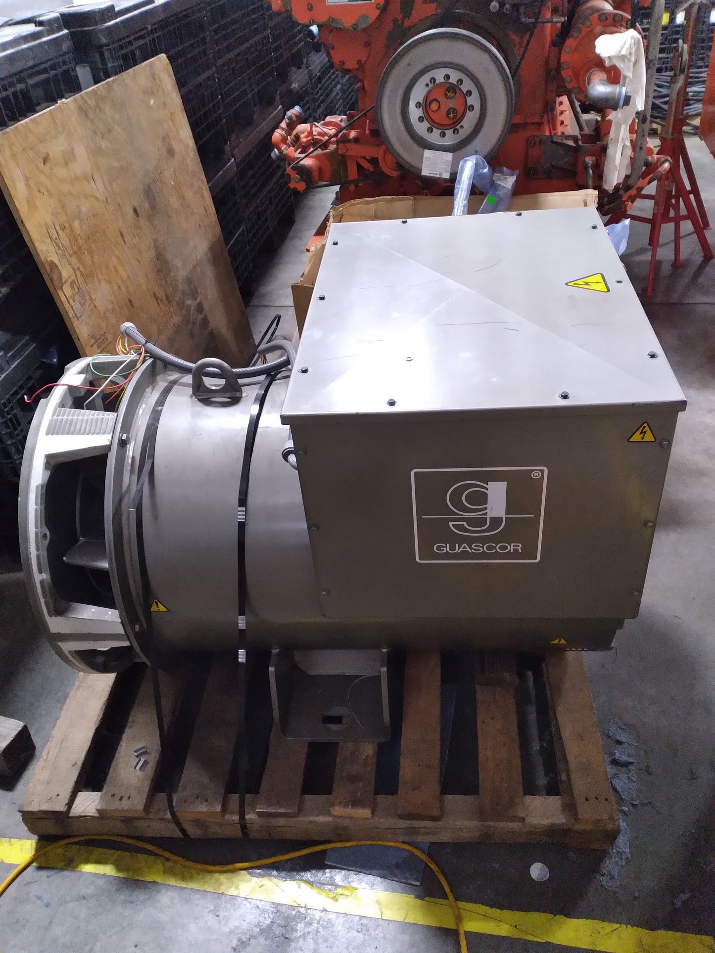 429 KW - Leroy Somer Alternator, LSA 47.2M7, 1800 rpm, 480 VAC