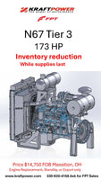 FPT N67 Diesel Power Unit 173hp