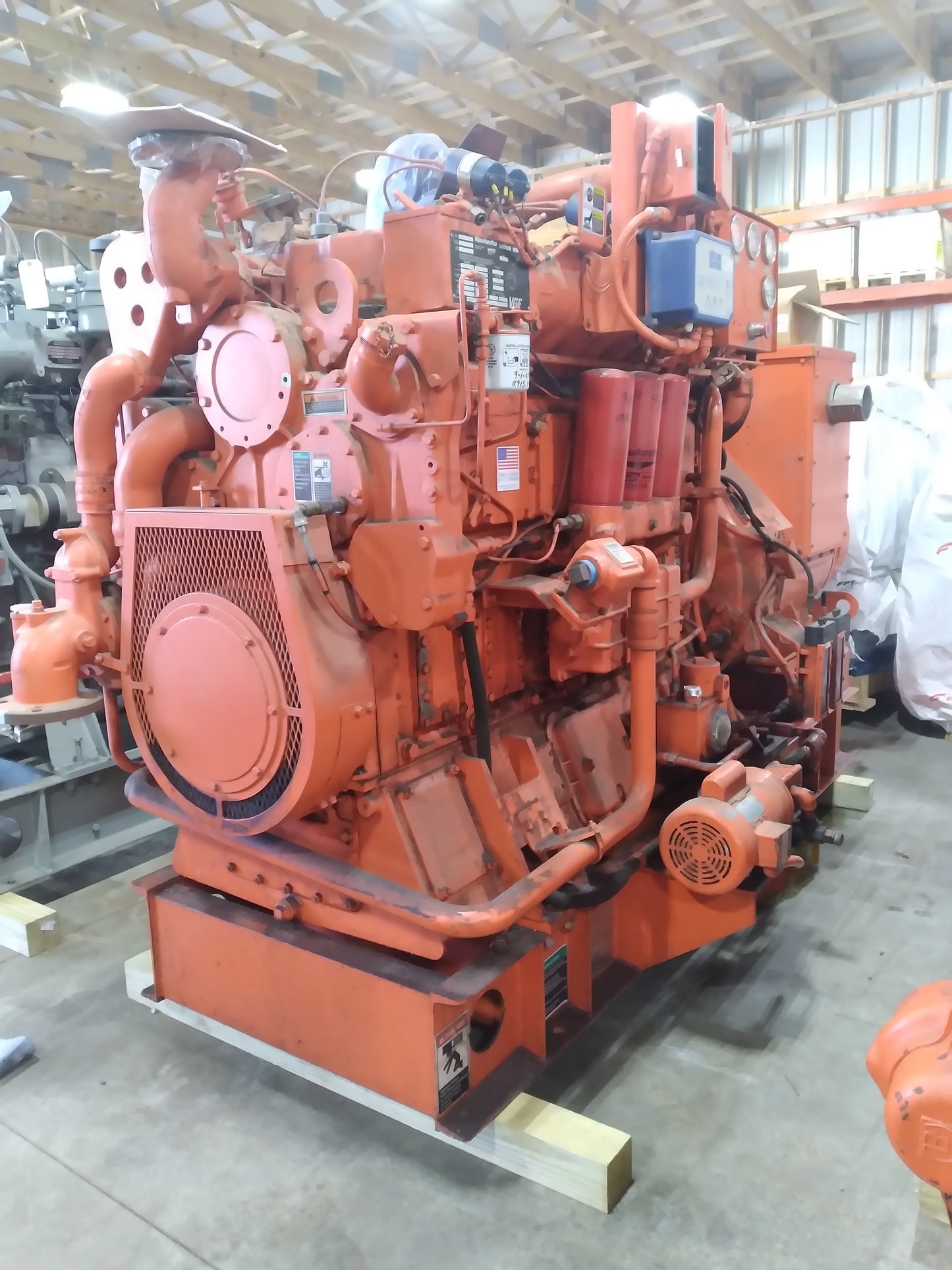 280 KW - WAUKESHA VGF18GLD - GENERATOR SET, USED WAUKESHA