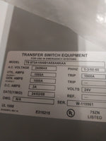 1000 Amp - Thomson Automatic Transfer Switch, Model: TS873A1000B1AE