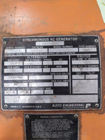 1010 KW - Kato Alternator, 4160 V AC