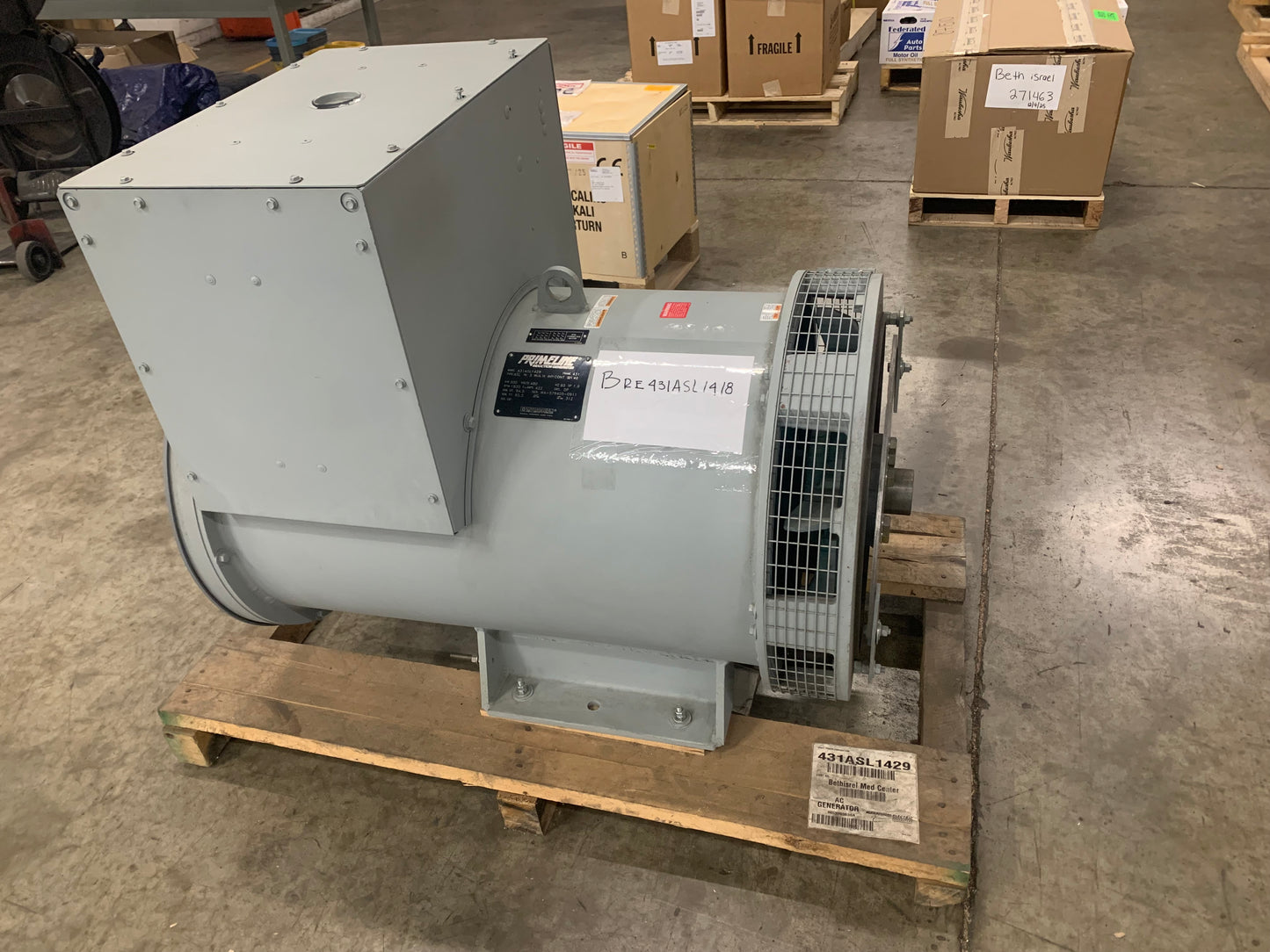 300 KW - Marathon Primeline induction generator model 431 ASL1429